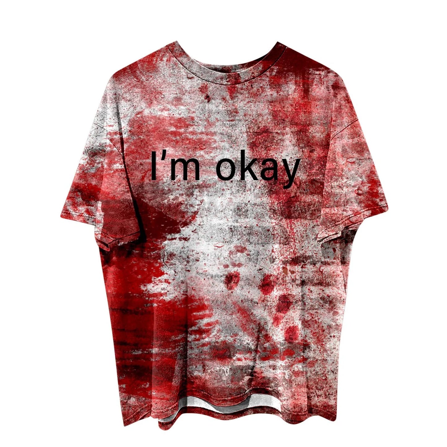 I’m Fine, Bloody Shirt – Problem Solved! | Funny Men's Halloween Tee