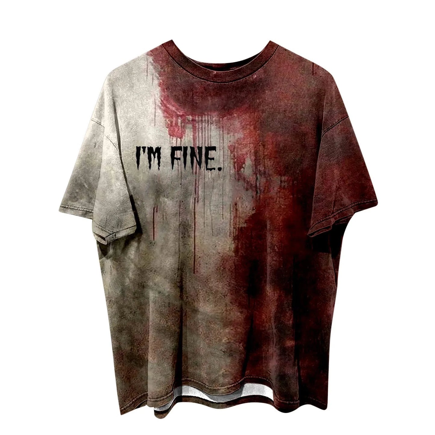 I’m Fine, Bloody Shirt – Problem Solved! | Funny Men's Halloween Tee